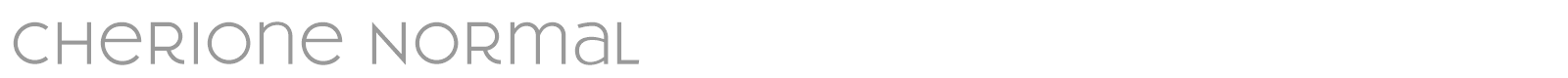 Cherione font preview